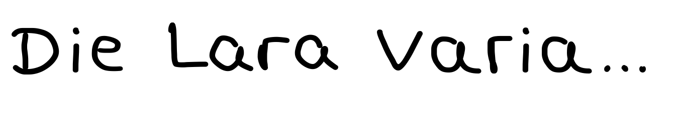 Die Lara Variable Font